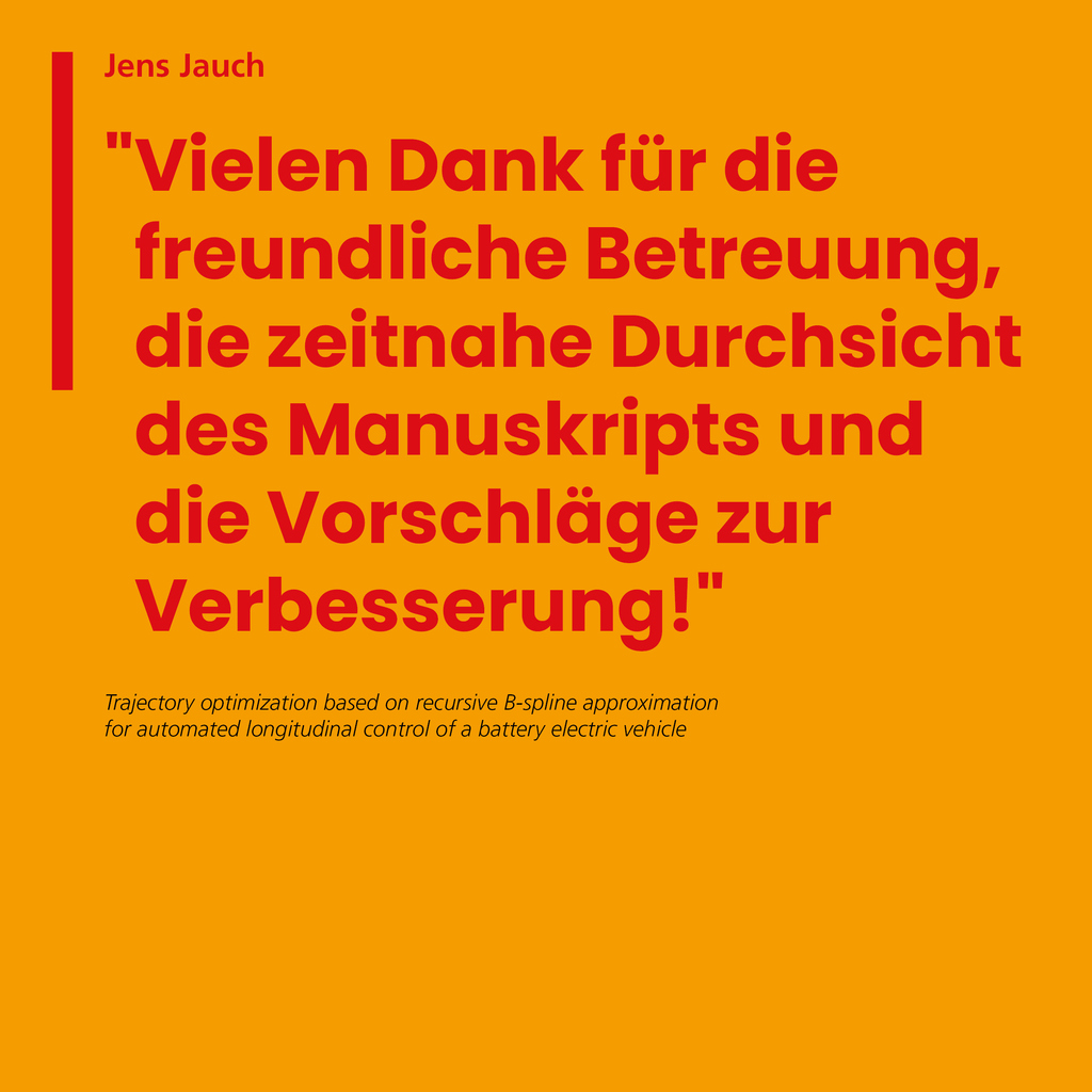 Feedback Jens Jauch